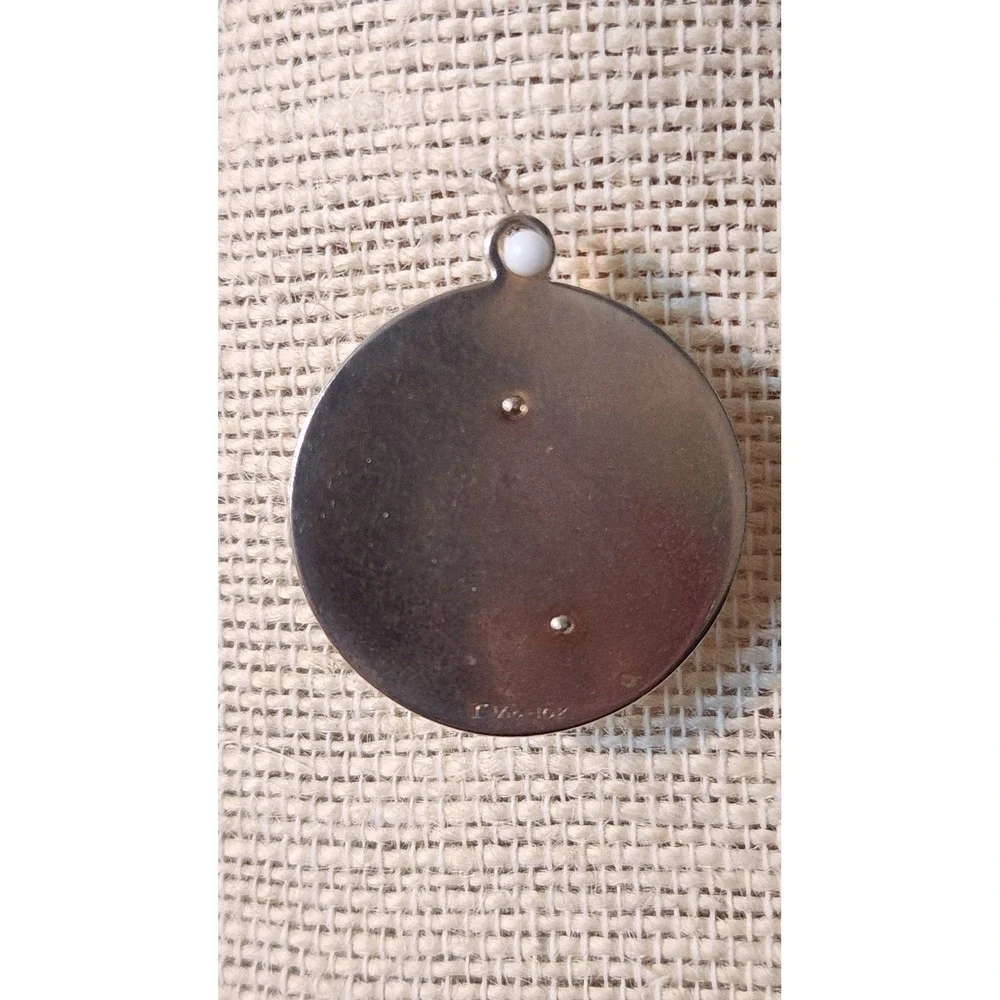 Avon Vintage 1/10 10k Gold Filled Rose Pendant Red Stone Floral Charm